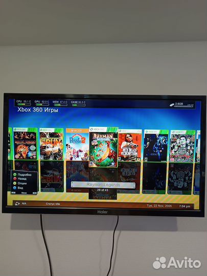 Xbox 360 Slim 320гб+много игр+гарантия