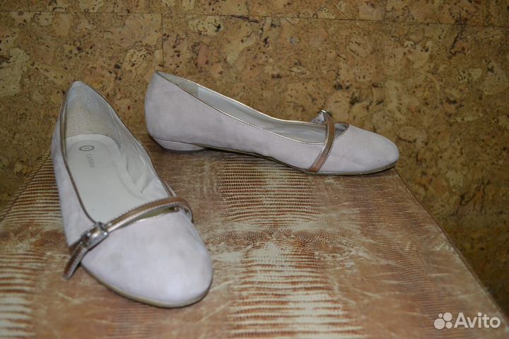Балетки новые кожа р.41 bare traps