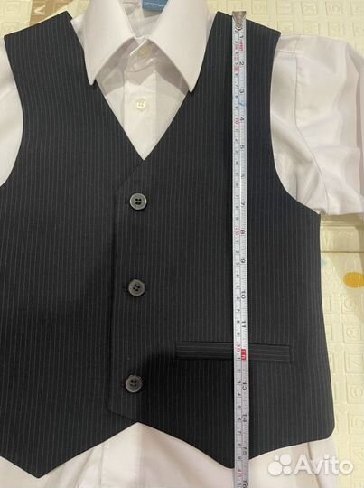 Костюм с жилеткой для мальчика рост 110-116
