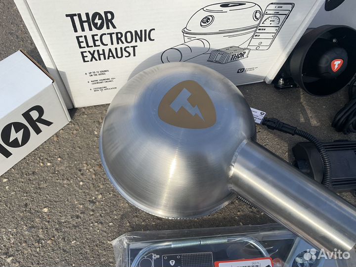 Выхлоп Thor с доп динамиком на BMW