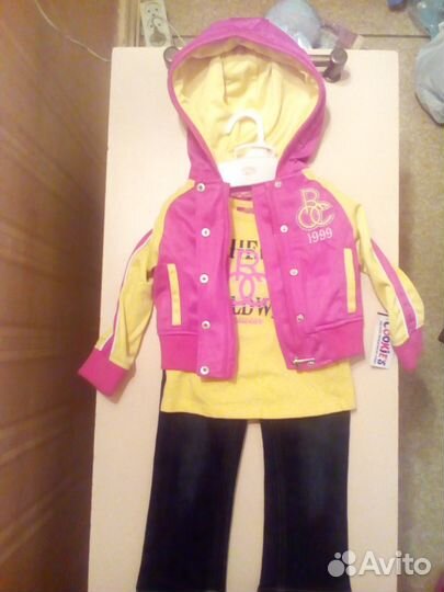Комплект для девочки, новый