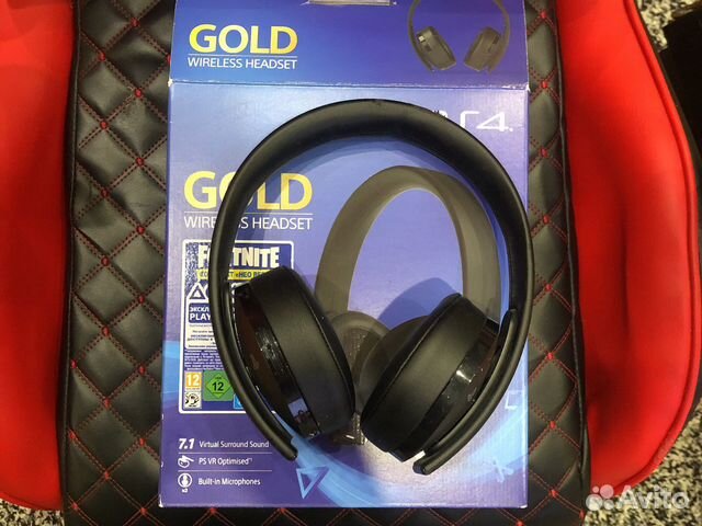 Беспроводные наушники gold ps4