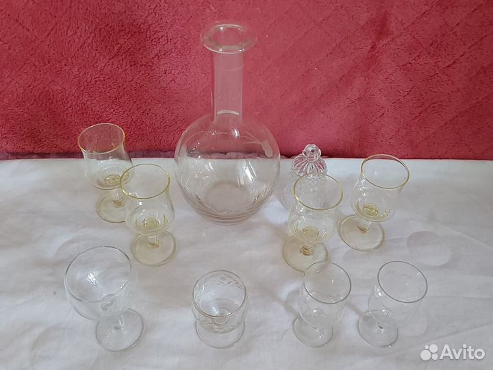 Графин с рюмками СССР