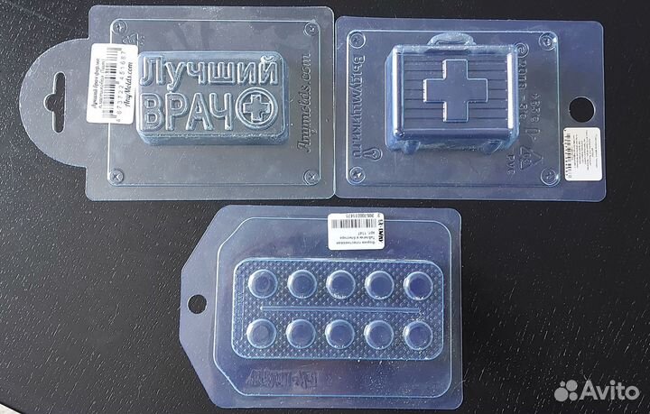 Пластиковые формы для мыла и бомбочек