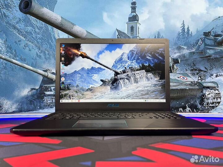 Игровой ноутбук Asus / GTX 1050 / 12GB / Ryzen 5