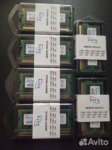 DDR3L 8GB 1600MHz для ноутбука So-dimm