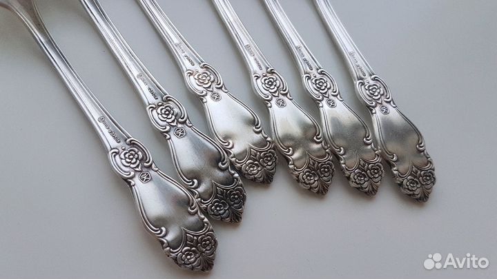 Мельхиоровые Вилки, 6 шт