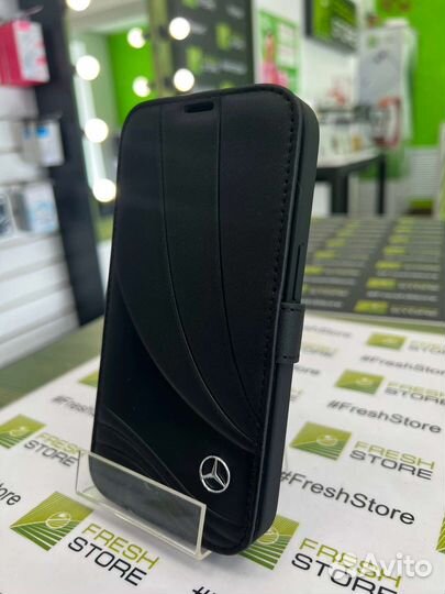 Чехол-книжка Mercedes для iPhone 14 Pro