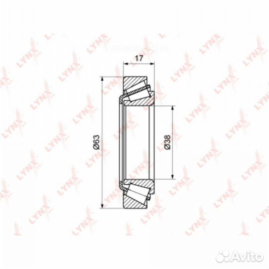 Lynxauto WB-1092 Комплект подшипника ступицы колес
