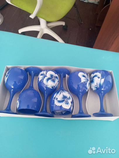 Продам. Шикарные бокалы (хрусталь)