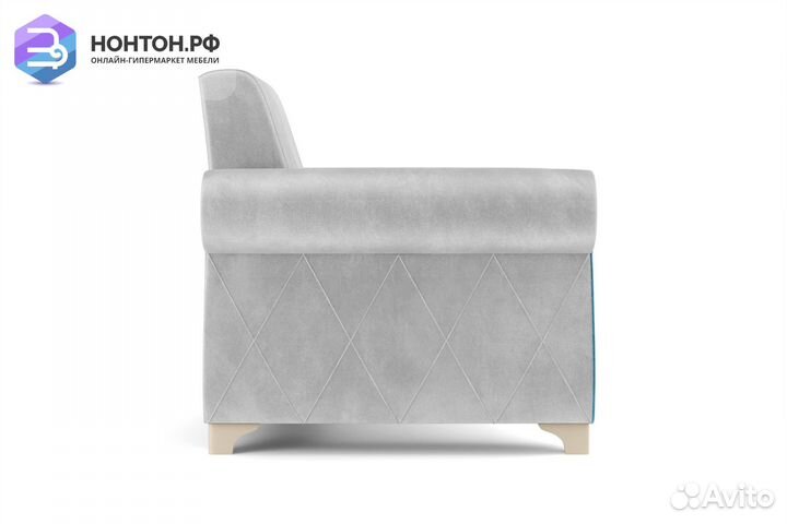 Кресло Порто светло-серое