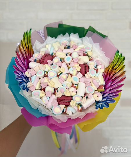 Съедобные букеты, букеты из конфет