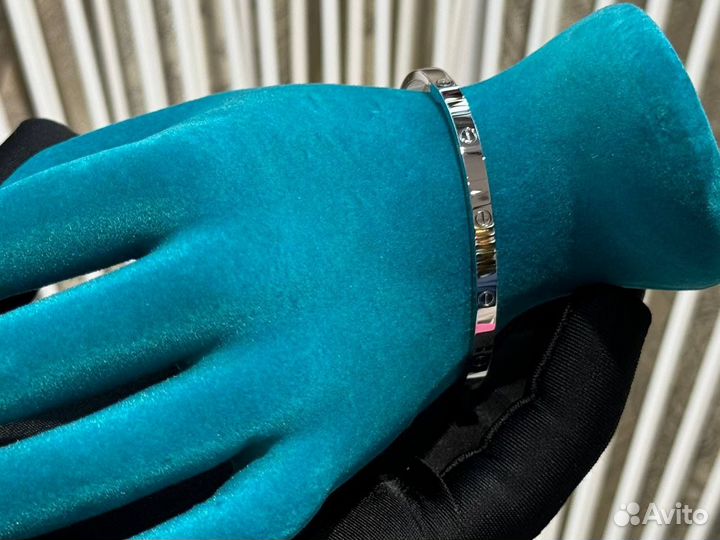 Браслет Cartier Love белое золото