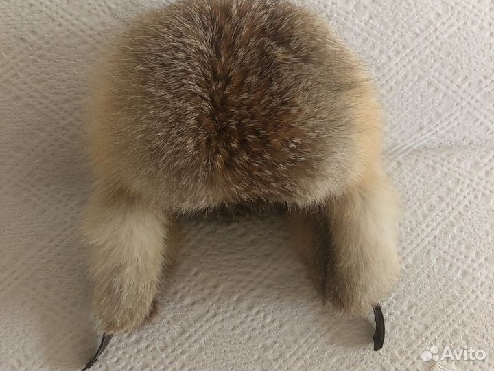 Мужская кожаная шапка