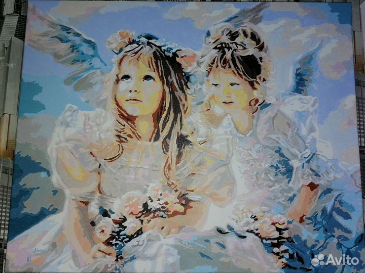 Картины по номерам раскрашенная