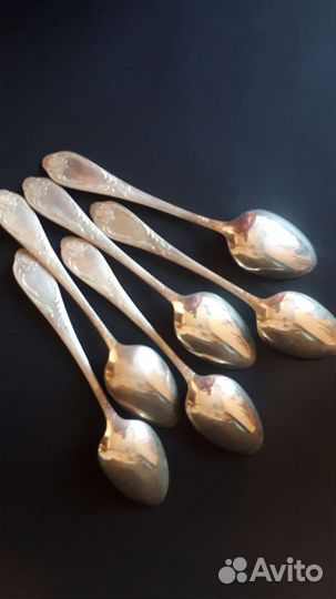 Мельхиоровые столовые ложки зiш