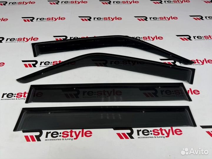 Ветровики Toyota Land Cruiser Prado 95 Kanglong