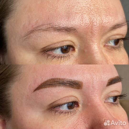 Оформление бровей, наращивание ресниц