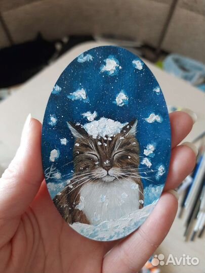 Магнит на холодильник(сувенир) ручная роспись