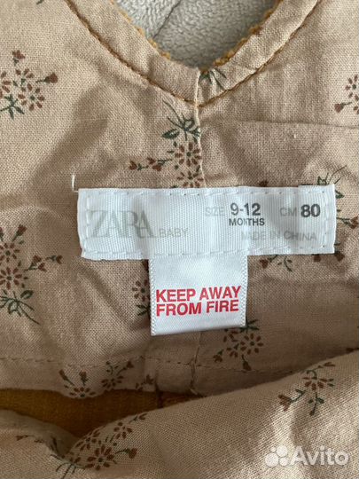 Комбинезон с шортами Zara 80 (9-12) мес