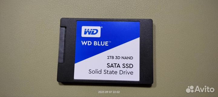 SSD SATA WD Blue 1TB на гарантии днс до 03.01.2027