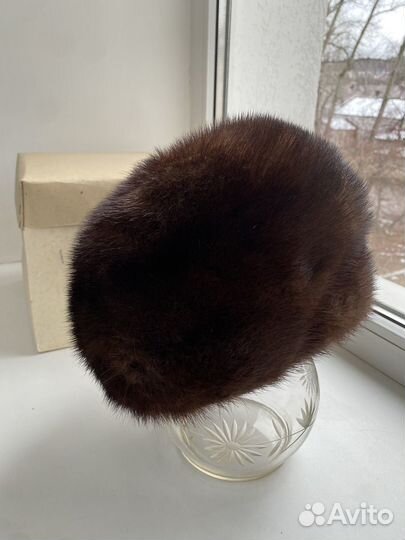 Шапка норковая женская