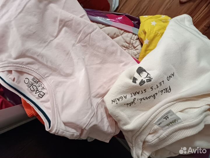 Детские вещи пакетом для девочек 104 110