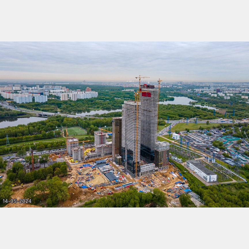 1-к. квартира, 33,3 м², 14/52 эт.