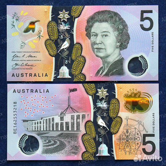Банкноты Фиджи,Австралия,Самоа,Папуа,Соломны,Тонга