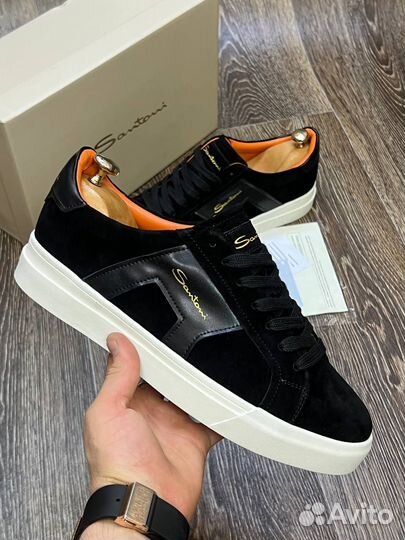 Кеды чёрные santani