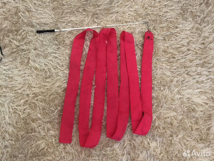 Гимнастическая лента с палочкой