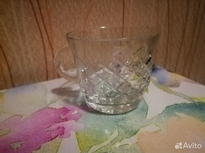 Кружка хрустальная