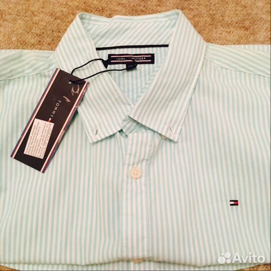 Рубашка tommy hilfiger (молодежная 176 размер)