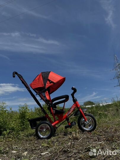 Трехколесный велосипед коляска