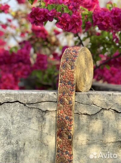 Тесьма, ленты с вышивкой, рукоделие