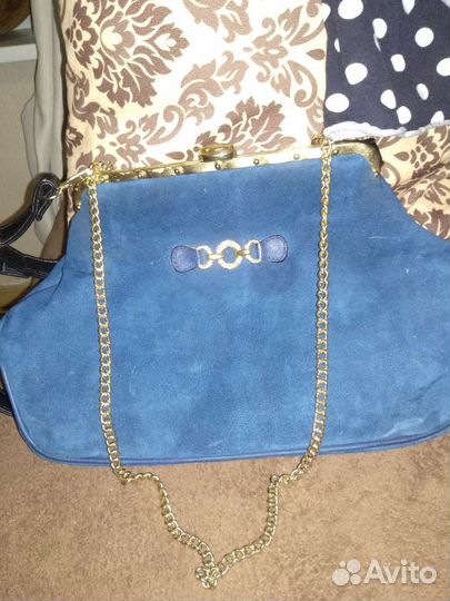 Клатчсумка замшевая