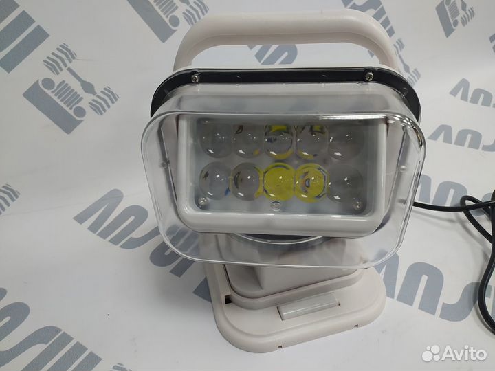 LED фароискатель на линзах 50W с д/у белый