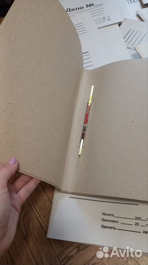 Папки картонные, скоросшиватели