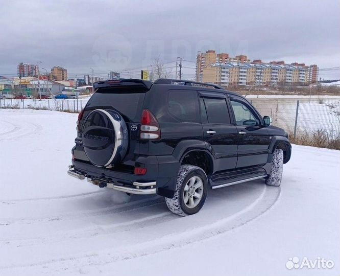 Toyota Land Cruiser Prado 4.0 AT, 2004, битый, 211 000 км