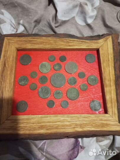 Панно из советских монет
