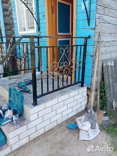 Кованые перила, лестницы