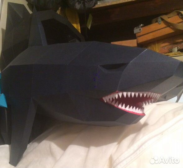 «Черная акула» полигональные фигуры бесплатно