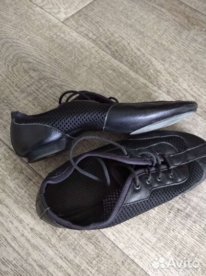 Балетки танцевальные кожа