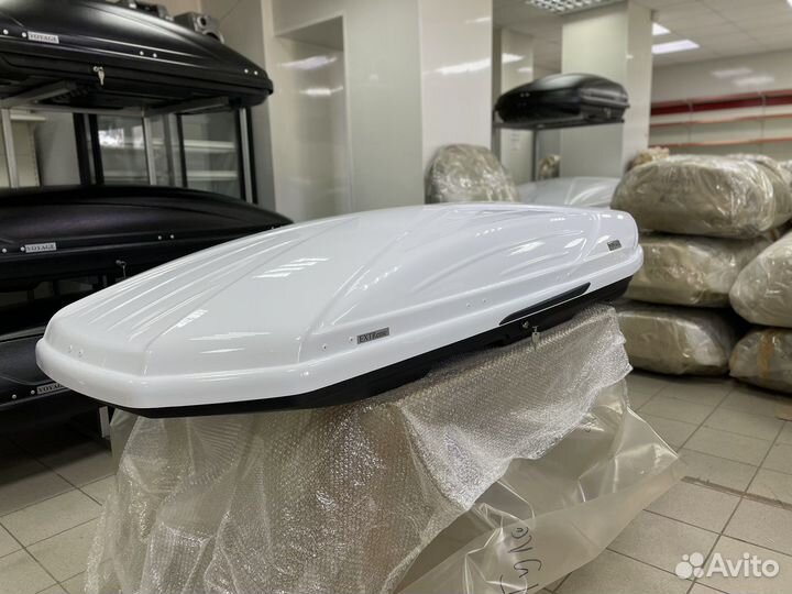 Автобокс Voyage X 500л 218см цвет Белый глянец