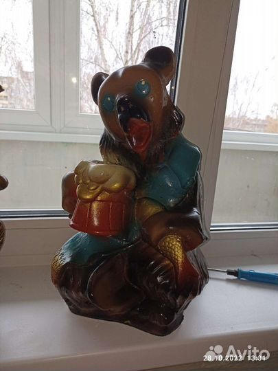 Мишка керамический