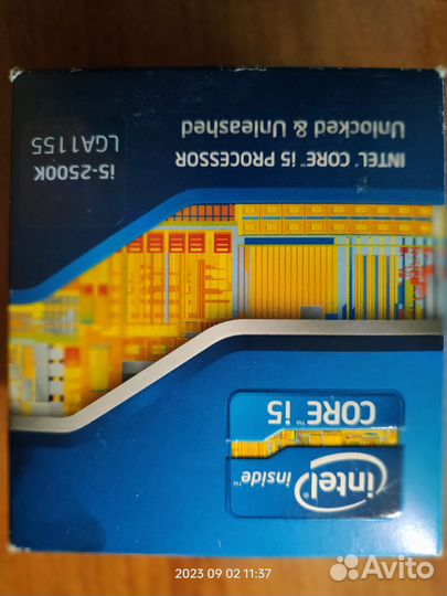 Процессор Intel core i5 2500K с кулером