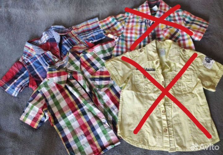Рубашки на мальчика 92-98