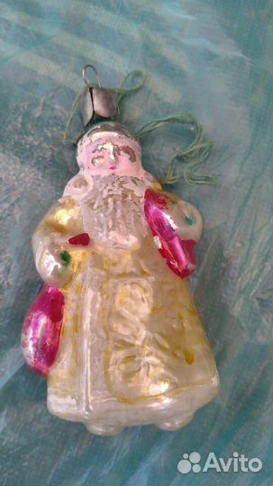 Дед мороз СССР елочная игрушка