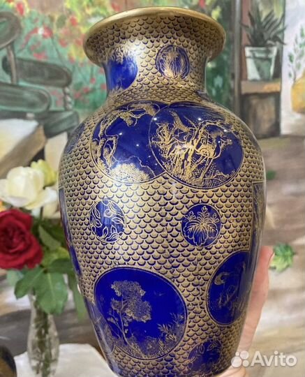 Парные Антикварные вазы. Англия