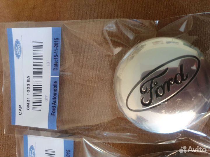 Колпаки литых дисков форд оригинал хром 6M211003AA